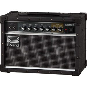 roland jc-22 jazz chorus 40-watt guitar amplifier with two 6.5-inch speakers