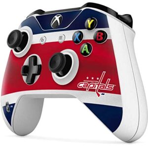 Skinit Decal Gaming Skin compatible with Xbox One S Controller - Officially Licensed NHL Washington Capitals Jersey Design