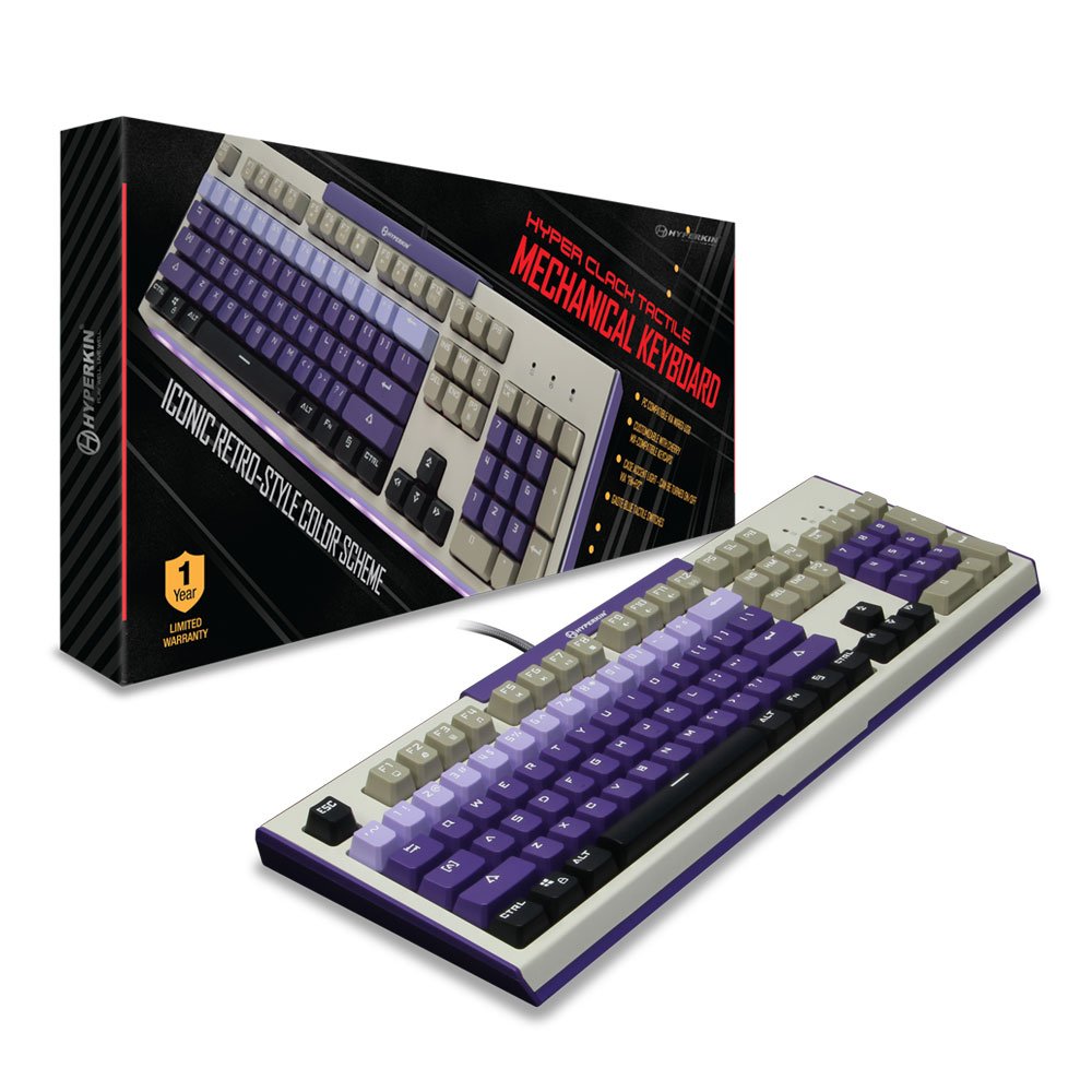 Hyperkin Hyper Clack Tactile Mechanical Keyboard for PC/ Mac