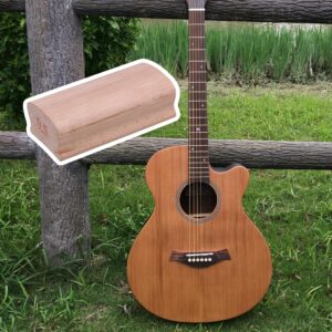 Yibuy 9.5# Wood Radius Sanding Blocks for Guitar Bass Fret Leveling Fingerboard Luthier Tool