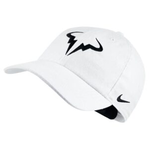 nike men's standard rafa u nk arobill h86 cap, white (white/black), talla única