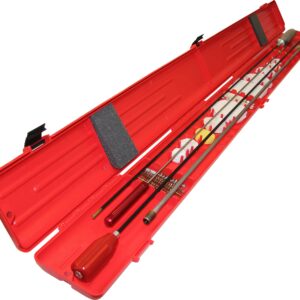 MTM CRC Gun Cleaning Rod Case, USA Made, Red