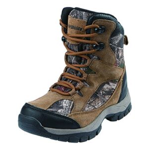 northside boy's renegade 406 mid calf boot, tan camo, 4 big kid