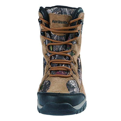 Northside Boy's Renegade 406 Mid Calf Boot, Tan Camo, 4 Big Kid