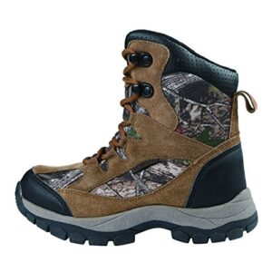 Northside Boy's Renegade 406 Mid Calf Boot, Tan Camo, 4 Big Kid