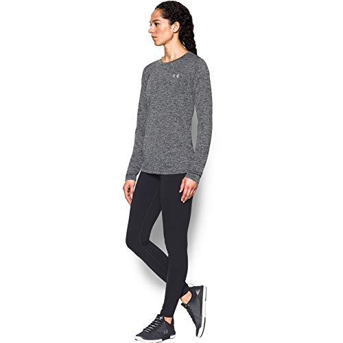 Under Armour Women's UA Tech™ Twist Crew Long Sleeve SM Black