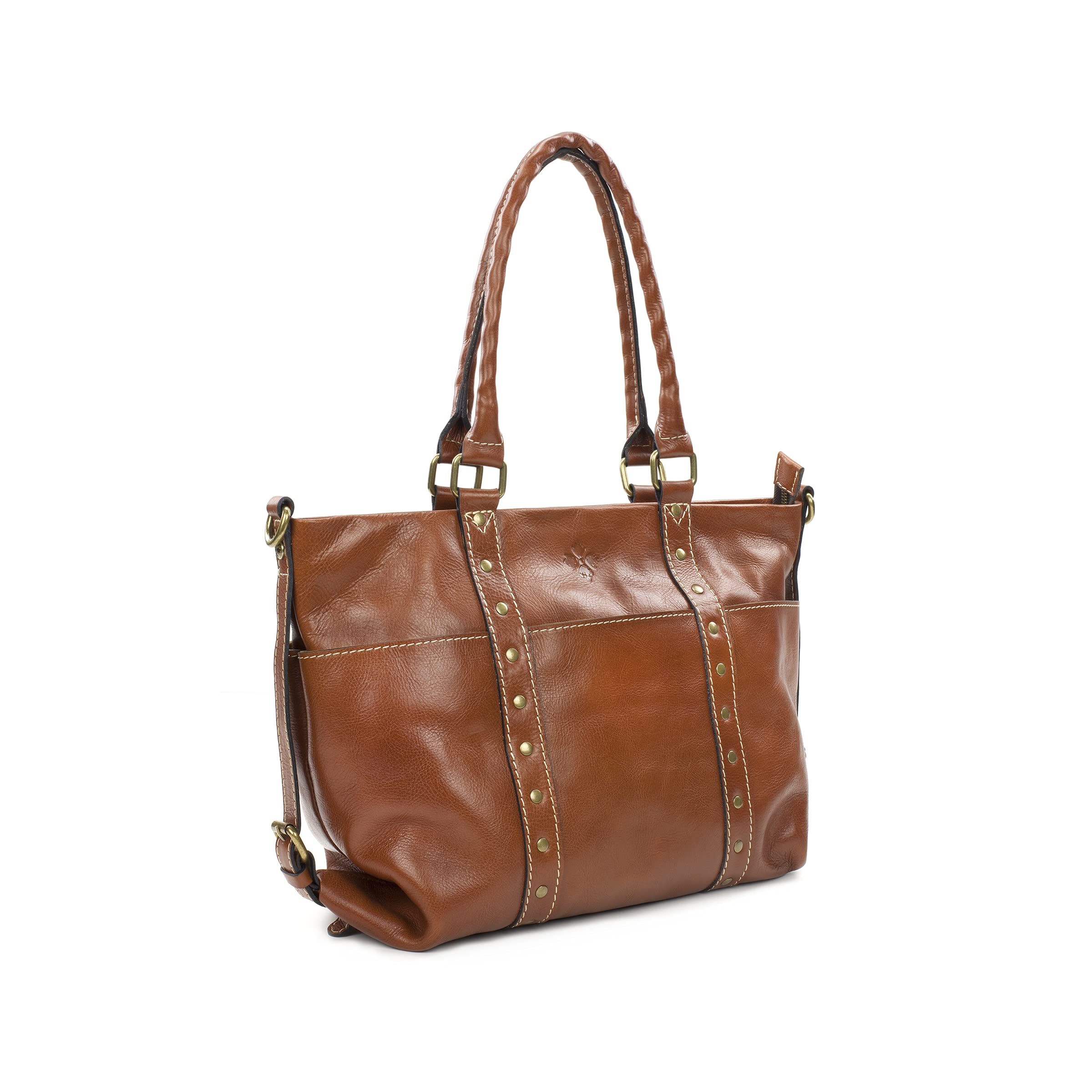 Patricia Nash Carducci Tote Purse for Women - Leather Tote Bag for Women - Designer Handbags For Women - Women Handbags - Leather Purses For Women - Leather Handbags For Women - Tan Leather Purse