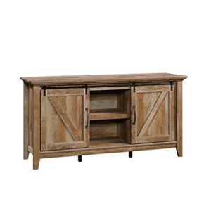 sauder dakota pass credenza, for tv's up to 70", craftsman oak finish