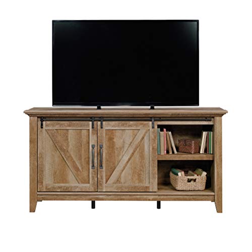 Sauder Dakota Pass Credenza, For TV's up to 70", Craftsman Oak finish