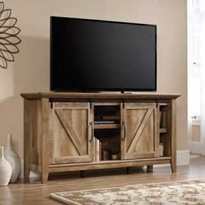 Sauder Dakota Pass Credenza, For TV's up to 70", Craftsman Oak finish