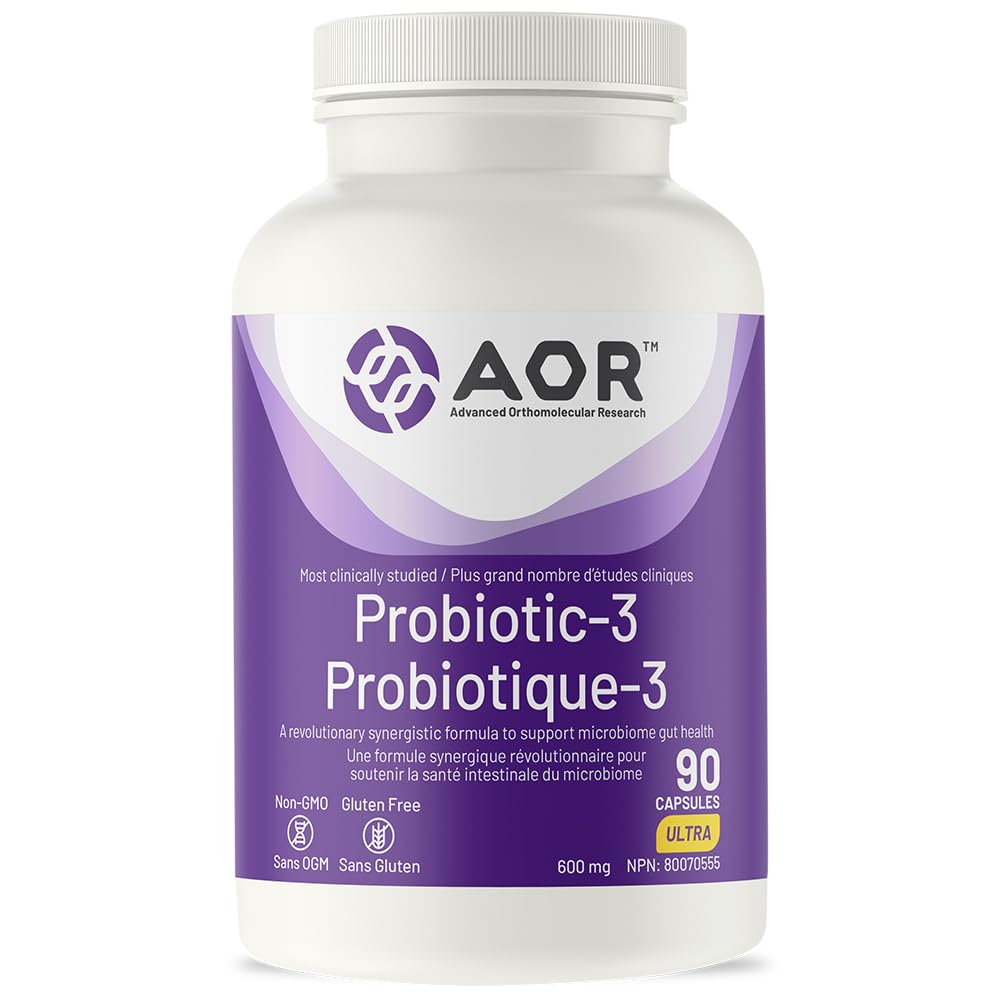 AOR - Probiotic-3 90 Capsules - A Revolutionary Formula to Support Gut Health