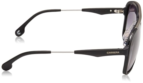 Carrera Men's CA133/S Pilot Sunglasses, Matte Black Ruthenium/Dark Gray Gradient, 57 mm