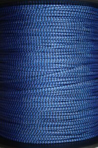 60x custom strings blue & black speckled bcy #24 d loop rope release material 10'