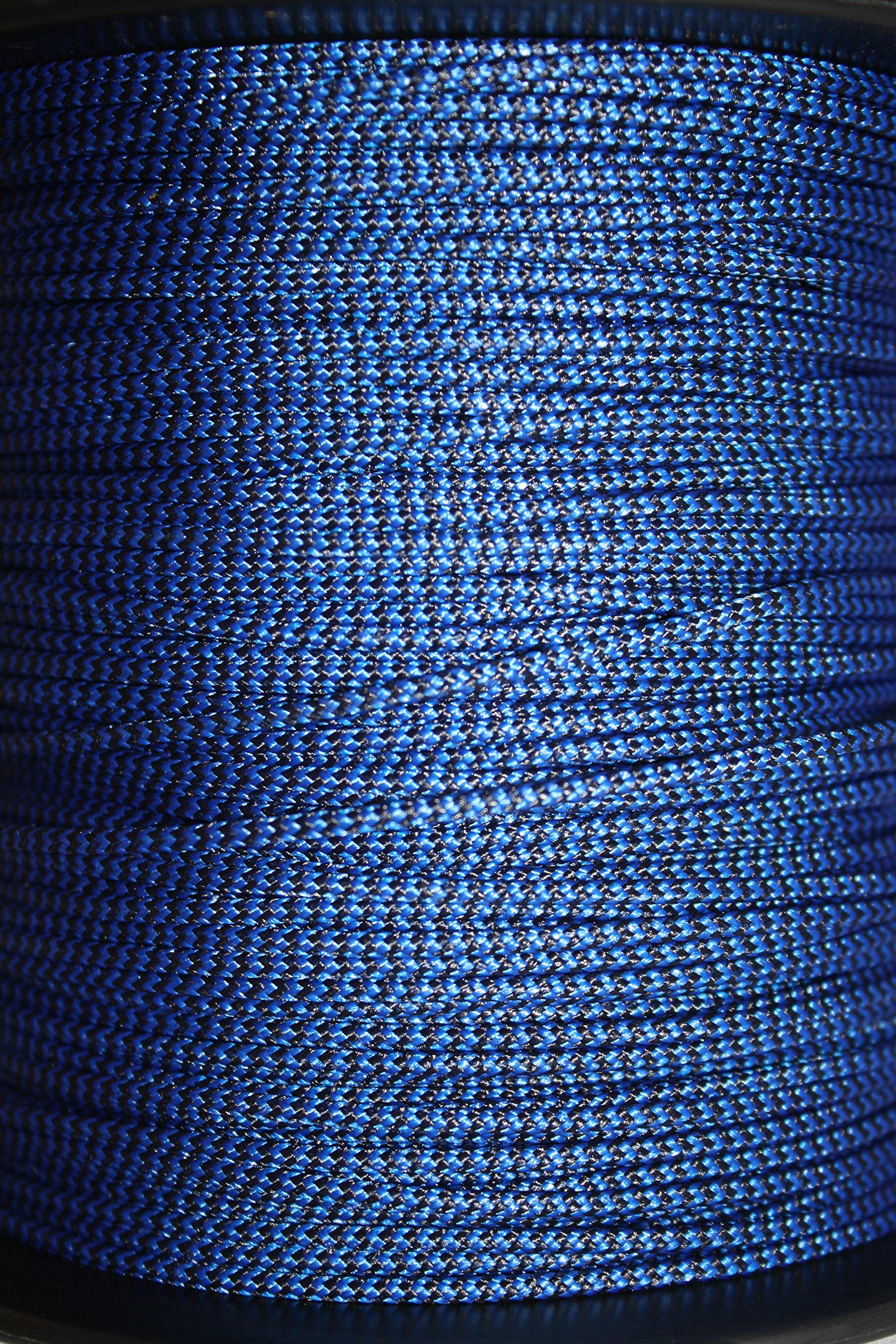 60X Custom Strings Blue & Black Speckled BCY #24 D Loop Rope Release Material 10'