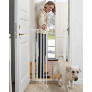 BabyDan Scandinavian Pet Design Pressure Gate Extra Tall 41" - White