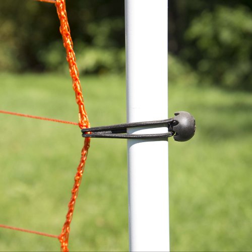 Franklin Sports Soccer Rebounder Replacement Net - Replacement Bounce Back Net for Soccer Rebounders + Trainers - Bungee Cords Included - 4' x 6' Foot Net, Orange