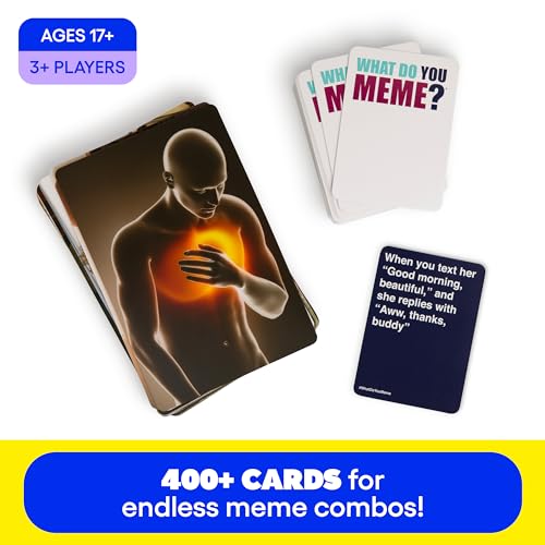 WHAT DO YOU MEME? Core Game - The Hilarious Adult Party Game for Meme Lovers