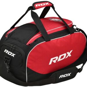 RDX Kit Bag Gym Duffle Sports Holdall Gear MMA Fitness Exercise Equipment Backpack Hiking Luggage Shoulder Sportswear Lightweight Rucksack Handles Running Zipper Travel Carry on Shoe Compartment