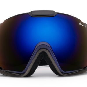 Cloud 9 - Snow Goggles Wildcat Adult Anti-Fog Wide Angle Framless UV400 Snowboarding Ski in Navy