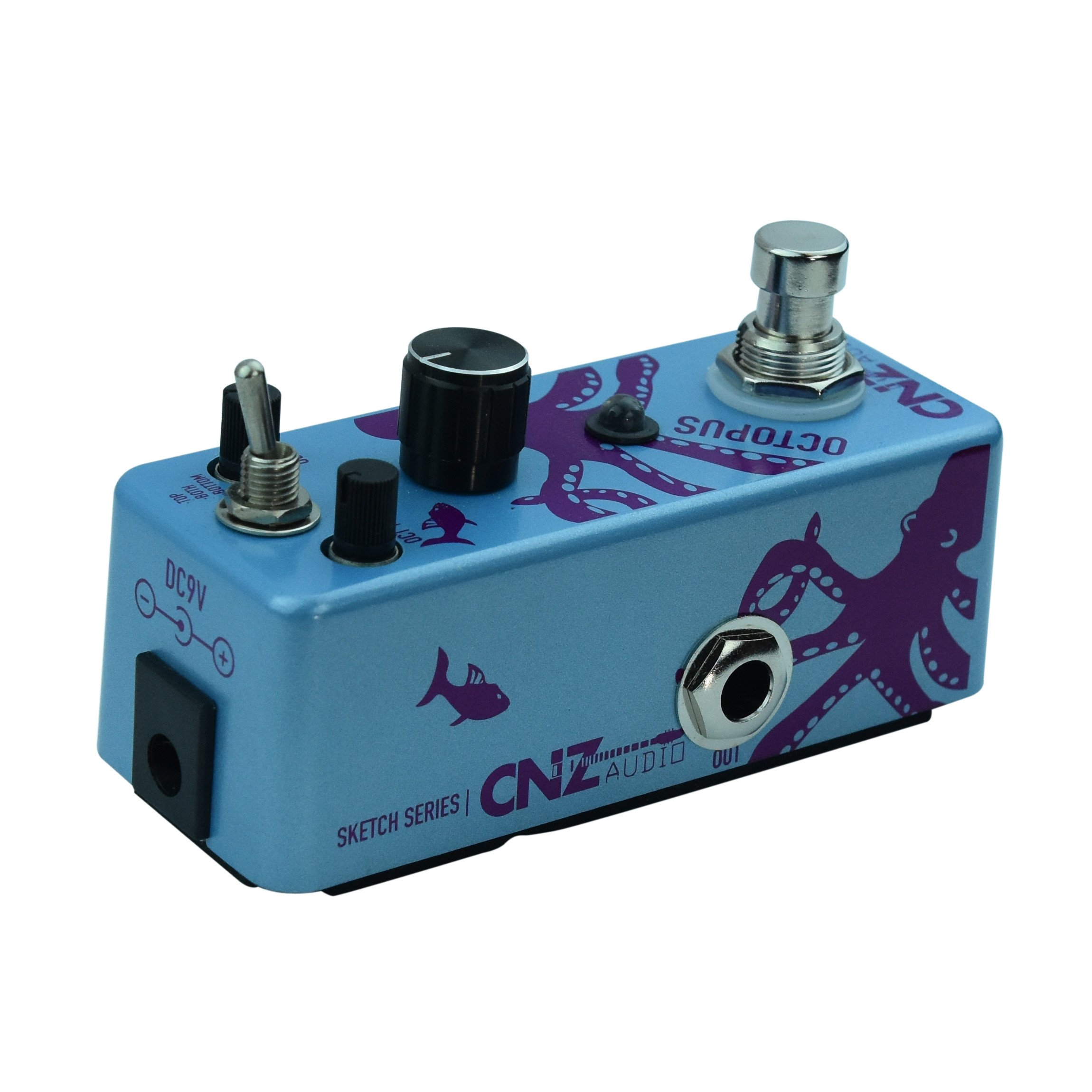 CNZ Audio Octopus - Octave Guitar Effects Pedal, True Bypass