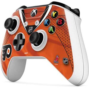 Skinit Decal Gaming Skin compatible with Xbox One S Controller - Officially Licensed NHL Philadelphia Flyers Jersey Design