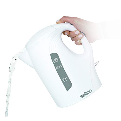 Salton Electric Cordless Jug Kettle, 1 Liter, 1 Litre, White