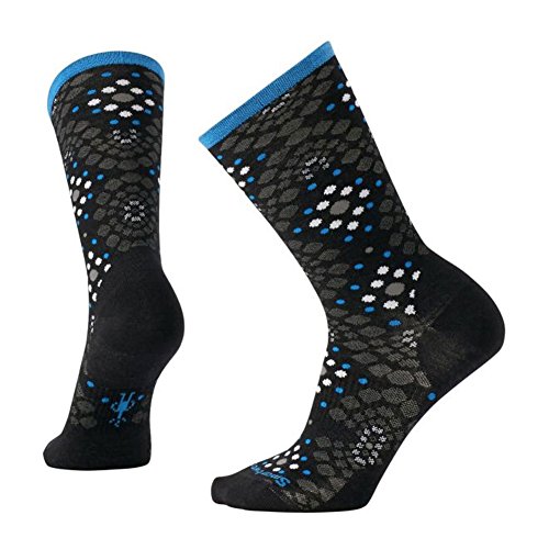 Smartwool Women's Pompeii Pebble Crew Socks (Black) Medium