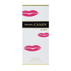 Prada Candy Kiss for Women Eau De Parfume Spray 2.7 Ounce, clear