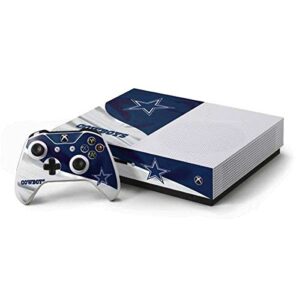 Skinit Decal Gaming Skin compatible with Xbox One S Console and Controller Bundle - Officially Licensed NFL Dallas Cowboys Design