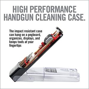 Real Avid PRO Handgun Cleaning Kit | Premium Pistol Cleaning Kit with Brass Cleaning Rod, Bore Brushes, Gun Cleaning Jags & Gun Cleaning Patches | For .22 .357 9MM .38 .40 .44 & .45 Caliber Handguns