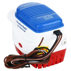 Amarine-made 12v 1100gph Auto Boat Bilge Pump Automatic Submersible Boat Bilge Water Pump (A: 1100gph Auto pump)