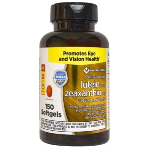 Members Mark Lutein 25mg Zeaxanthin 5mg (150 Count)