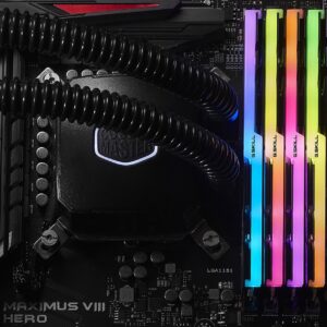 G.SKILL Trident Z RGB Series (Intel XMP) DDR4 RAM 32GB (4x8GB) 3200MT/s CL16-18-18-38 1.35V Desktop Computer Memory UDIMM (F4-3200C16Q-32GTZR)