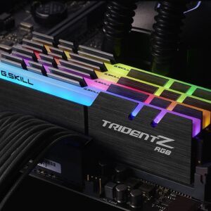 G.SKILL Trident Z RGB Series (Intel XMP) DDR4 RAM 32GB (4x8GB) 3200MT/s CL16-18-18-38 1.35V Desktop Computer Memory UDIMM (F4-3200C16Q-32GTZR)