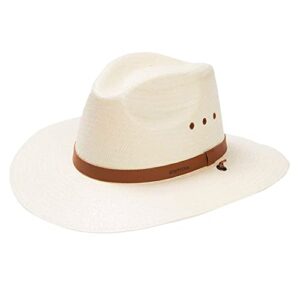 stetson los alamos, color: natural, size: m (oslams-383081m0)