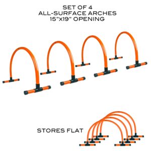 AGORA Indoor/Turf Training Arches (Set of 4)