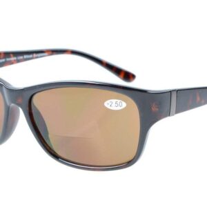 Eyekepper Bi-Focal Sunshine Readers Fashion Bifocal Sunglasses Tortoise/Brown Lens +2.5