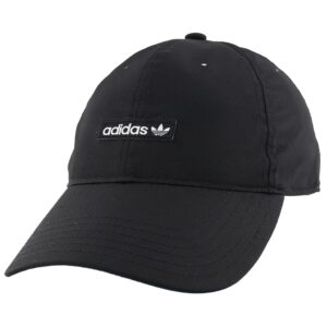 adidas originals men's modern relaxed fit strapback cap, black, one size