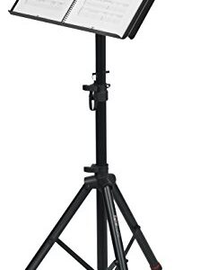 Gator Frameworks Heavy Duty Deluxe Adjustable Multi-Media Gear Stand Featuring 100x100 Vesa Mounting Brackets | Ideal for Laptops and more; Min/Max Height - 36"/48" (GFW-UTL-MEDIATRAY2)