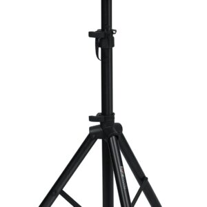 Gator Frameworks Heavy Duty Deluxe Adjustable Multi-Media Gear Stand Featuring 100x100 Vesa Mounting Brackets | Ideal for Laptops and more; Min/Max Height - 36"/48" (GFW-UTL-MEDIATRAY2)