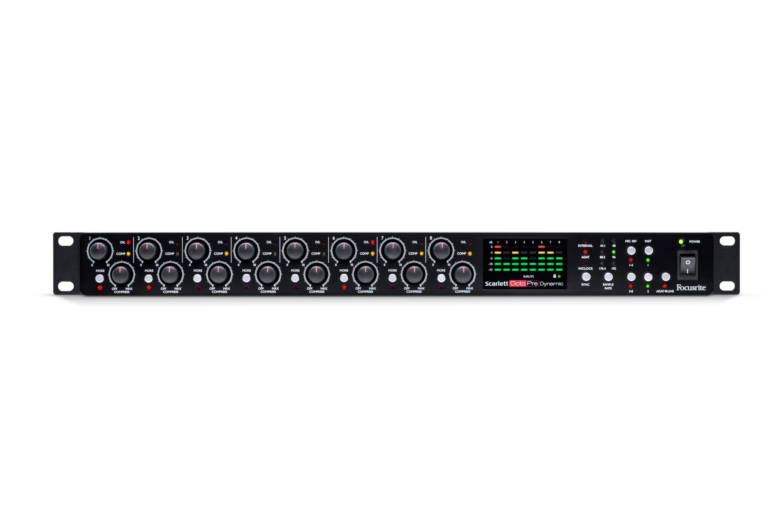 Focusrite Scarlett OctoPre Dynamic Mic Preamp