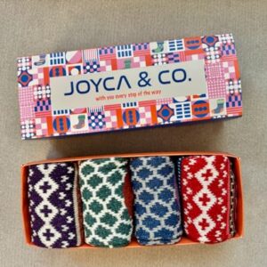 JOYCA & CO. 3-5 Pairs Womens Multicolor Fashion Warm Wool Cotton Thick Winter Crew Socks (4 Pairs Mix 1)