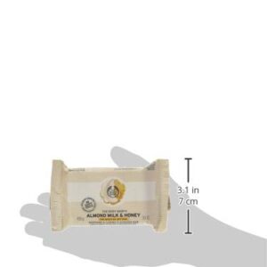 The Body Shop Almond Milk & Honey Soap Bar, Cleansing Bar Soap for Sensitive, Dry Skin, 3.5 oz.