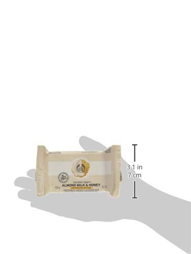 The Body Shop Almond Milk & Honey Soap Bar, Cleansing Bar Soap for Sensitive, Dry Skin, 3.5 oz.