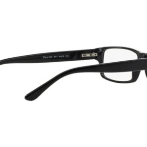 Polo Ralph Lauren Men's PH2065 Rectangular Prescription Eyewear Frames, Shiny Black/Demo Lens, 58 mm