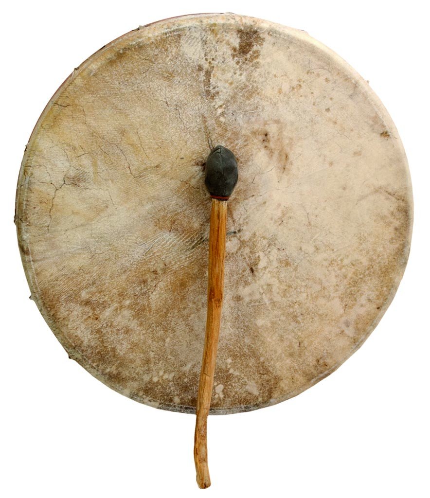 Shaman drum Cow plain 20", Frame Drum, handmade