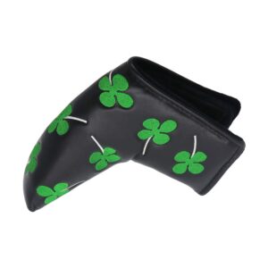 histar golf putter head cover headcover shamrock embroidered blade fit all brands