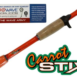 Carrot Stix Casting PRO Wild Wild Orange Fishing Rod (7' 0" Medium Heavy)