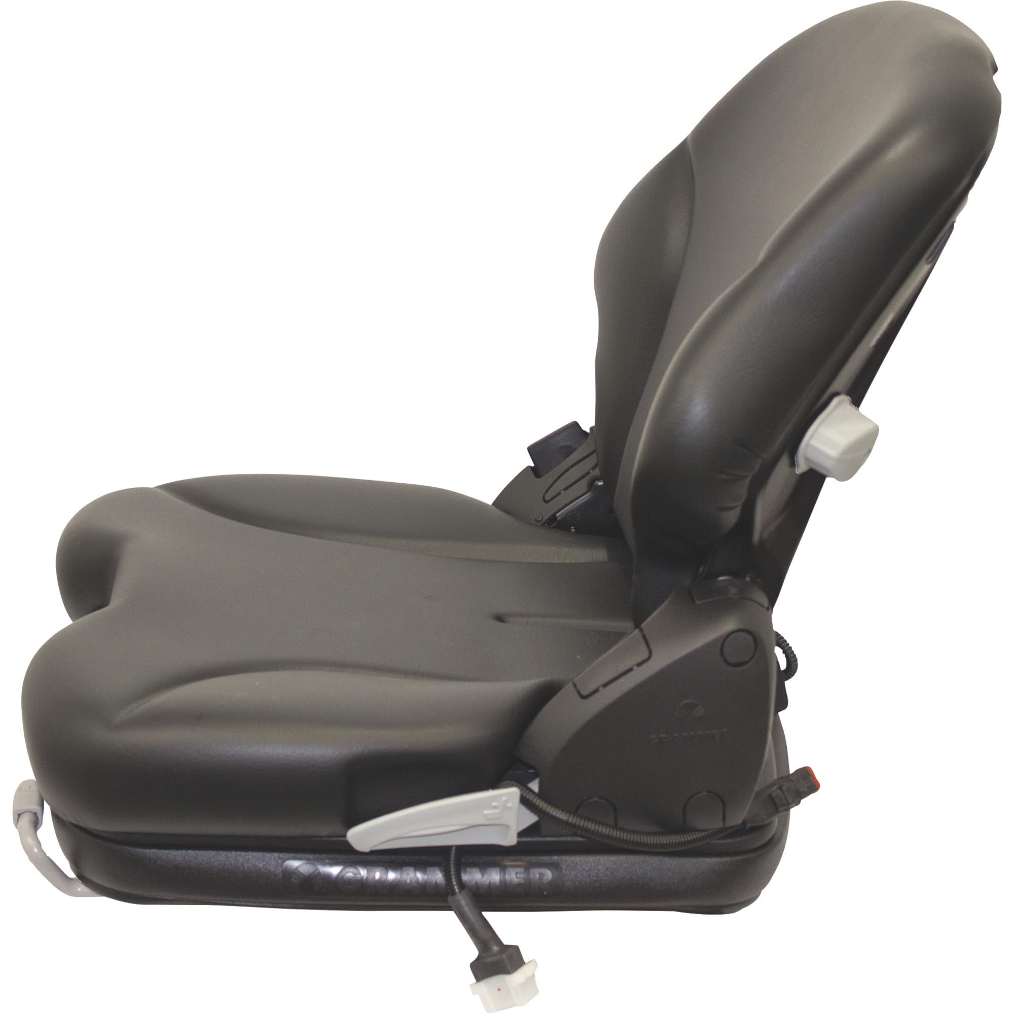 K&M Uni-Pro KM 136 Low Profile Air Suspension Seat with 12 Volt Compressor - 375-Lb. Capacity, Vinyl, Model Number 7916