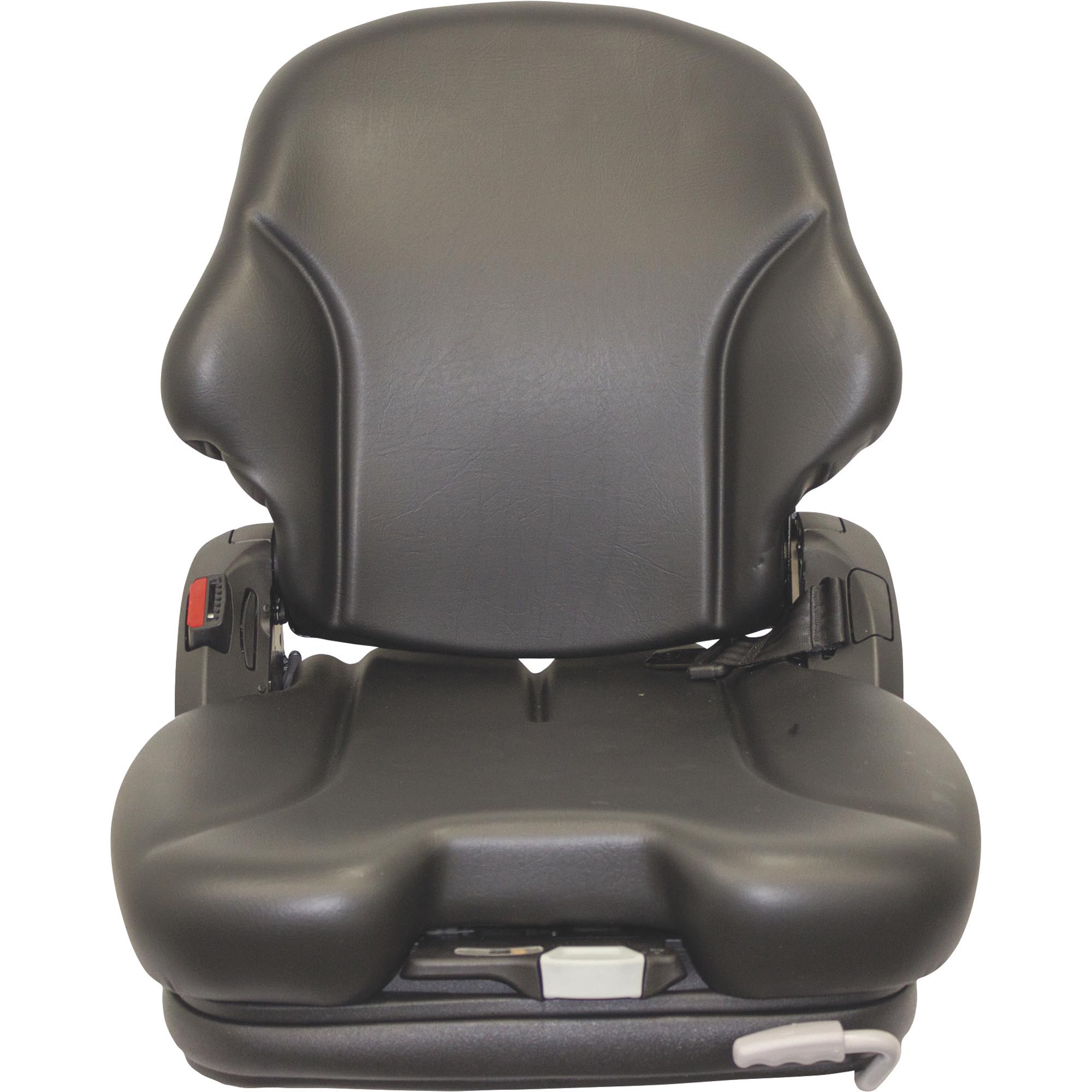 K&M Uni-Pro KM 136 Low Profile Air Suspension Seat with 12 Volt Compressor - 375-Lb. Capacity, Vinyl, Model Number 7916